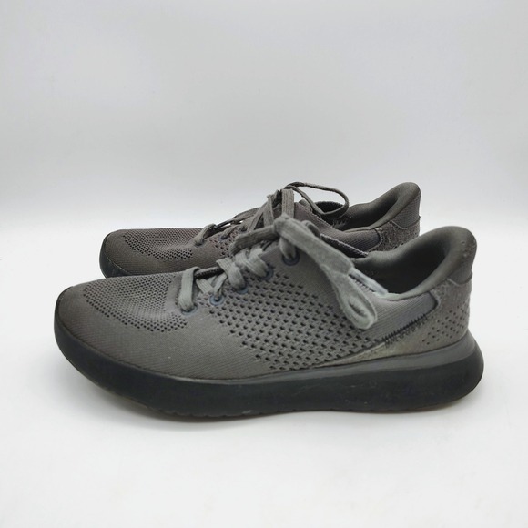Kizik Shoes - Kizik Lima Graphite Grey Knit Easy On Womens Shoes Size 6.5 Men's 5
